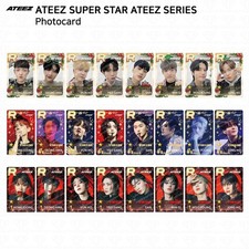 Tarjeta fotográfica [EN MANO]ATEEZ SUPERSTAR ATEEZ Series Navidad STAR+ING WINTER BEST 1