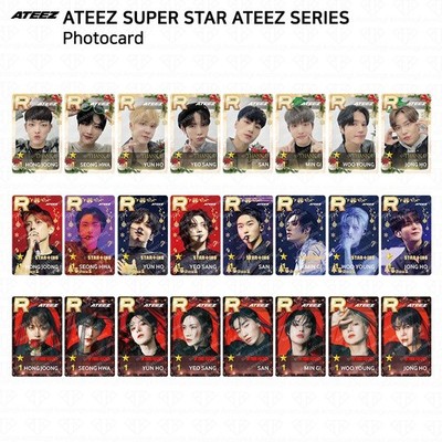 [ON HAND]ATEEZ SUPERSTAR ATEEZ Series Christmas STAR+ING WINTER BEST 1 Photocard