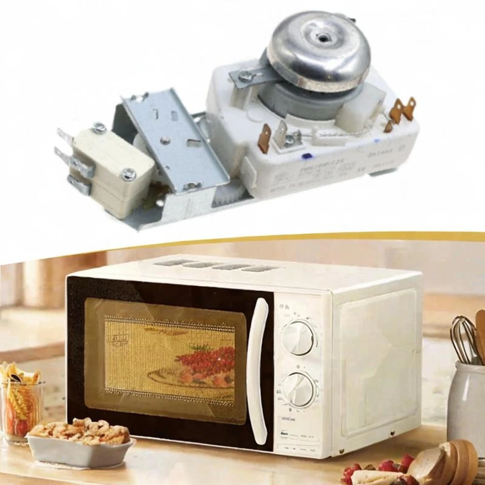 Microwave Oven Timer Compact Replaces Tmh30MU02E Kitchen Timer Switch Time