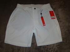 NWT REDVANLY Hanover Mens Size Medium Bright White Pull-On Shorts 7 Z4