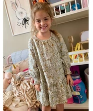 New Rylee Cru swing dress wildflowers 10-12y