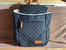 Kiaser Permanente Black Diaper Bag Travel Backpack -New Never Used