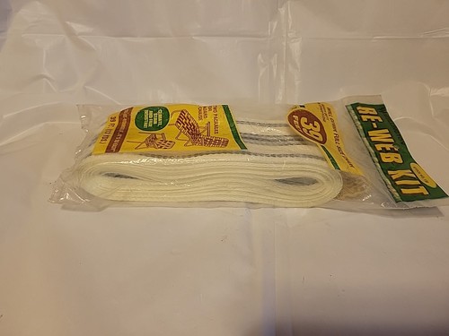 Wellington RE-WEB KIT 39 Feet Lawn Chair Grey/White/Black 2 1/4" NOS NEW Vintage - Afbeelding 4 van 4