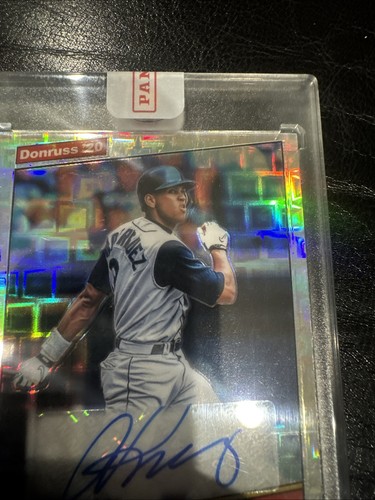 2020 Donruss Optic Alex Rodriguez 1986 Retro Silver Pandora Auto 1/3 Mariners SP - 第 3/6 張圖片