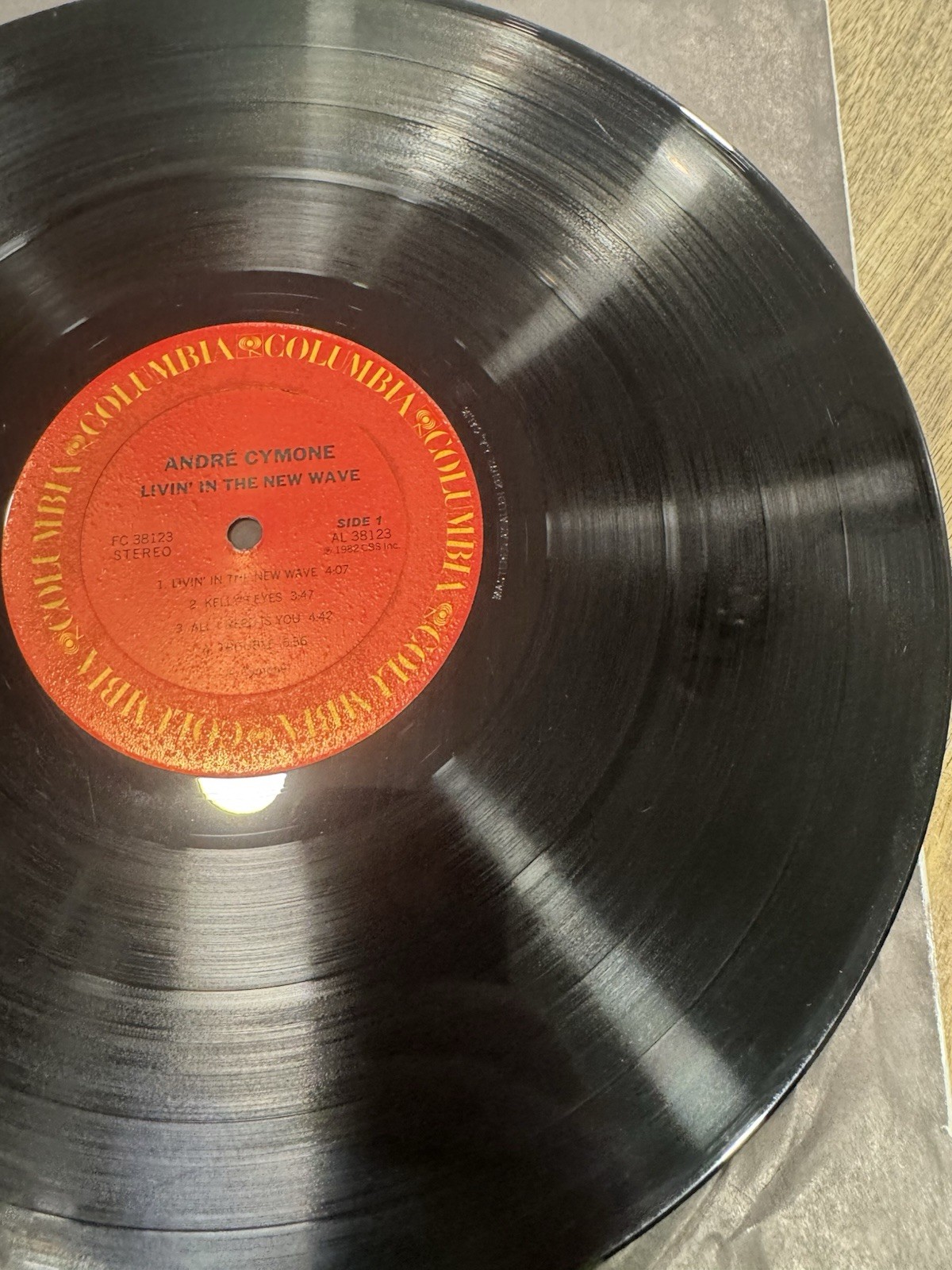 Andre Cymone Vinyl LP Livin In The Hew Wave Columbia 1982 thumbnail 13