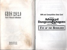 Commodore - GEOS 128 2.0 User Manual/D&D Eye ...