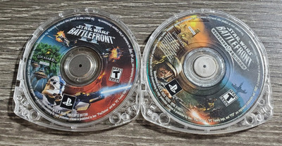 Star Wars Battlefront Renegade Squadron & Battlefront II (Sony PSP) Lot Of 2