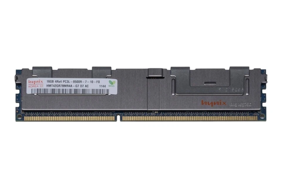 Hynix 16GB PC3-8500 4RX4 DDR3-1066MHz ECC 240P Server Memory HMT42GR7BMR4A-G7 - Image 1 of 1