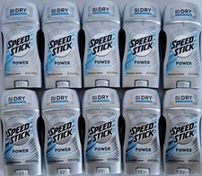 Stick Power Anti-Perspirant Deodorant Unscented 3oz Pack of 10 Bulk Supply