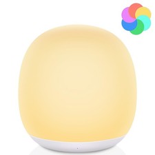 Baby Night Light, Nursery Night Lamp with 8 RGB Colors Changing, Soft BPA Sil...