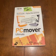 NEW    Laplink PCmover Ultimate PC Transfer Software w/High-Speed Ethernet Cable