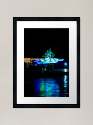 Tanzende Lichter gerahmter Kunstdruck gerahmtes Wandbild Poster Leinwanddruck Bild