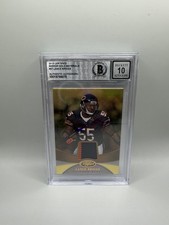 Lance Briggs Signed 2013 Certified Gold Mirror Game Worn Jersey Beckett 10 Auto