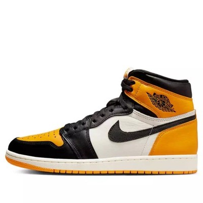 555088-711 Jordan 1 Retro High OG GELB Toe Herrenschuhe 47