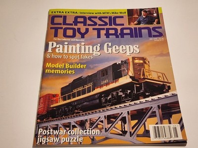 Classic Toy Trains Magazine May 1998 Painting Geeps & How To Spot Fakes