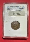 1867 US Indian Head Cent! VF Details! Semi Key Date! ANACS Certified!