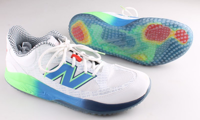 New Balance Labwork  Fresh Foam 300v7 White Blue Turf Shoes Men's Size 13 NWOT !