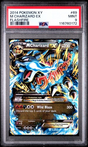 M Charizard-EX graded PSA 9 for sale on eBay