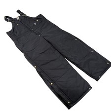 Carhartt Extremes R33 BLK Yukon Arctic Bib Overalls Insulated 42 Black USA