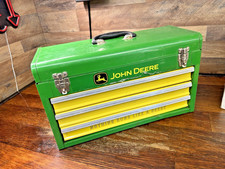 Green Yellow John Deere 20.5 Portable Chest Tool Box With Drawers By Waterloo