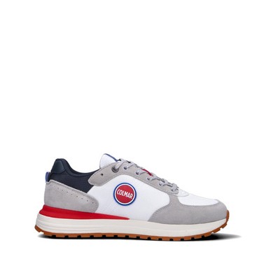 Colmar Herren Sneaker weiß Wildleder, Stoff TRAVIS-O-014-WRN-A130182