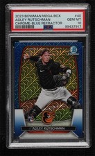 2023 Bowman Mega Box Chrome Blue Mojo Refractor /150 Adley Rutschman PSA 10 g6p
