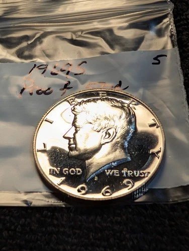 1969-S Proof Kennedy Half Dollar 40% Silver ** From Proof Set **