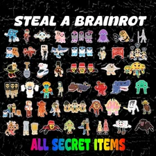Steal A Brainrot | All Secret Items | SAB Rare Secrets