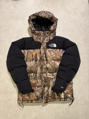 The North Face 550 Himalayan Goose Down Fill Jacket Kelp Tan Forest Floor Print