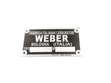 Data Plate Fits To Typenschild Weber Vergaser Fiat Lancia Ferrari Maserati Opel