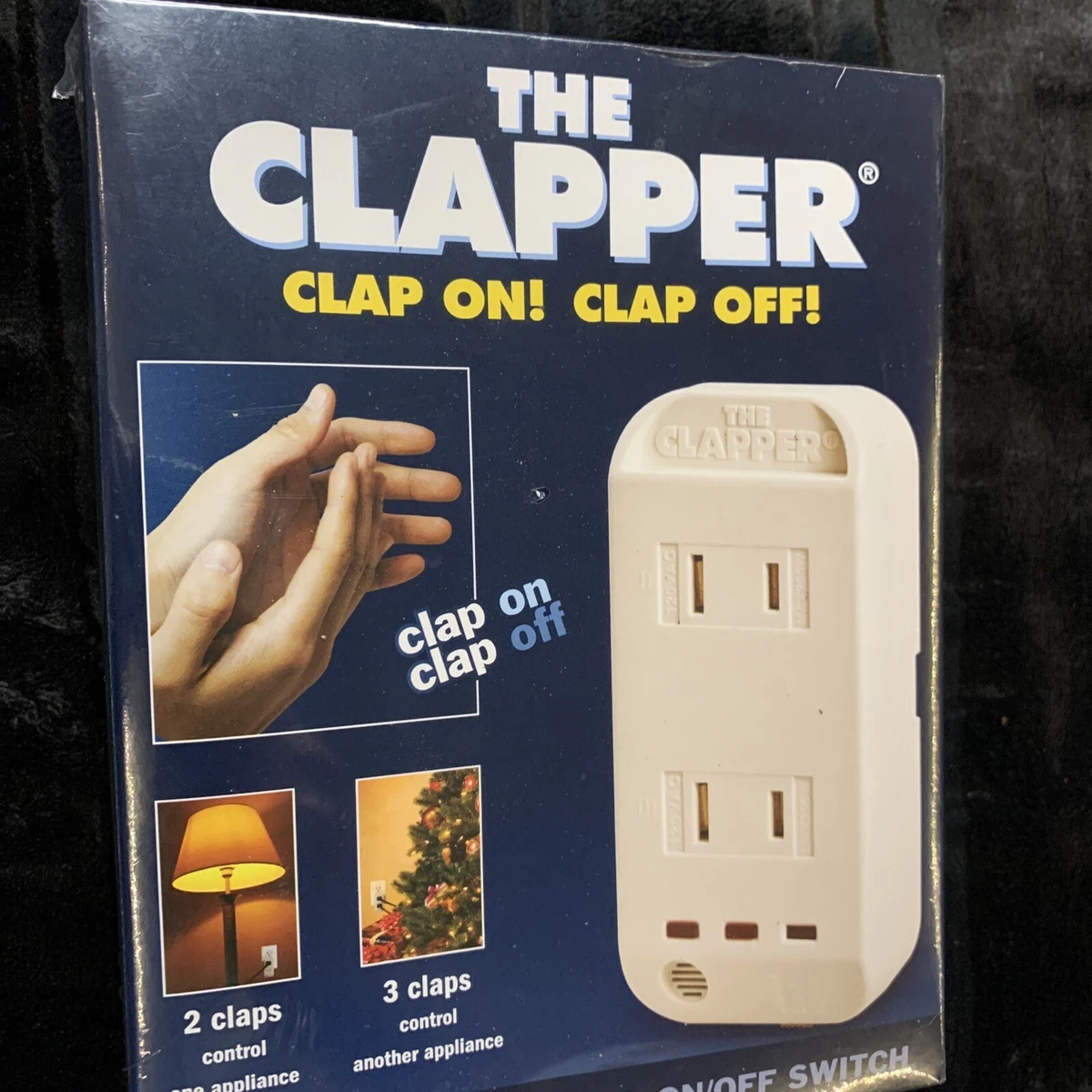 The Clapper Wireless Sound Activated On Off Light Switch Clap Detection New