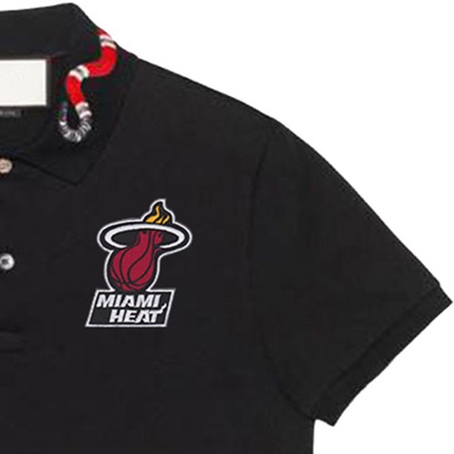 10 piece Miami Heat Black Background Logo Size 3.8"x3.0" Sew Iron on Patch DIY - Picture 5 of 12