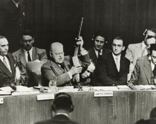 1950 United Nations Russian Korean War Warren Austin UN Press Photo 8x10 *P19b