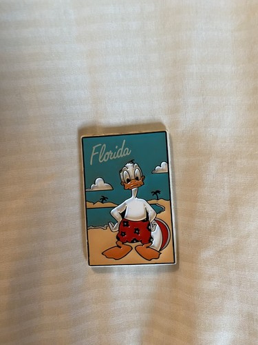 Walt Disney Donald Duck Florida Fridge Magnet Vintage - Picture 7 of 8