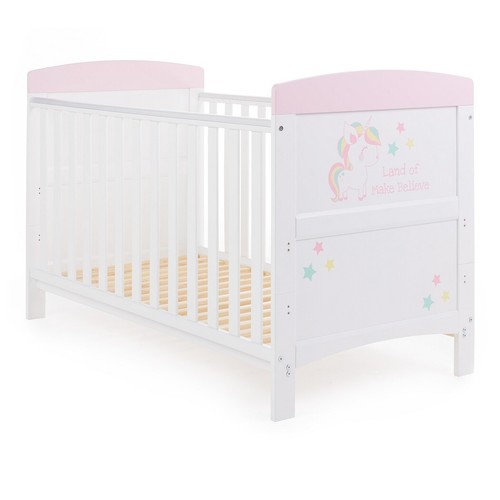 Obaby Grace Inspire Cot Bed - Baby Cot to Toddler Bed with 3 Mattress Heights - Picture 15 of 21