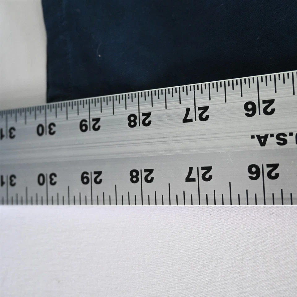 NUEVO Pantalones de mezclilla elásticos Roundtree & Yorke 36x32 clásicos cepillados azul marino para hombre Foto 4 de 4