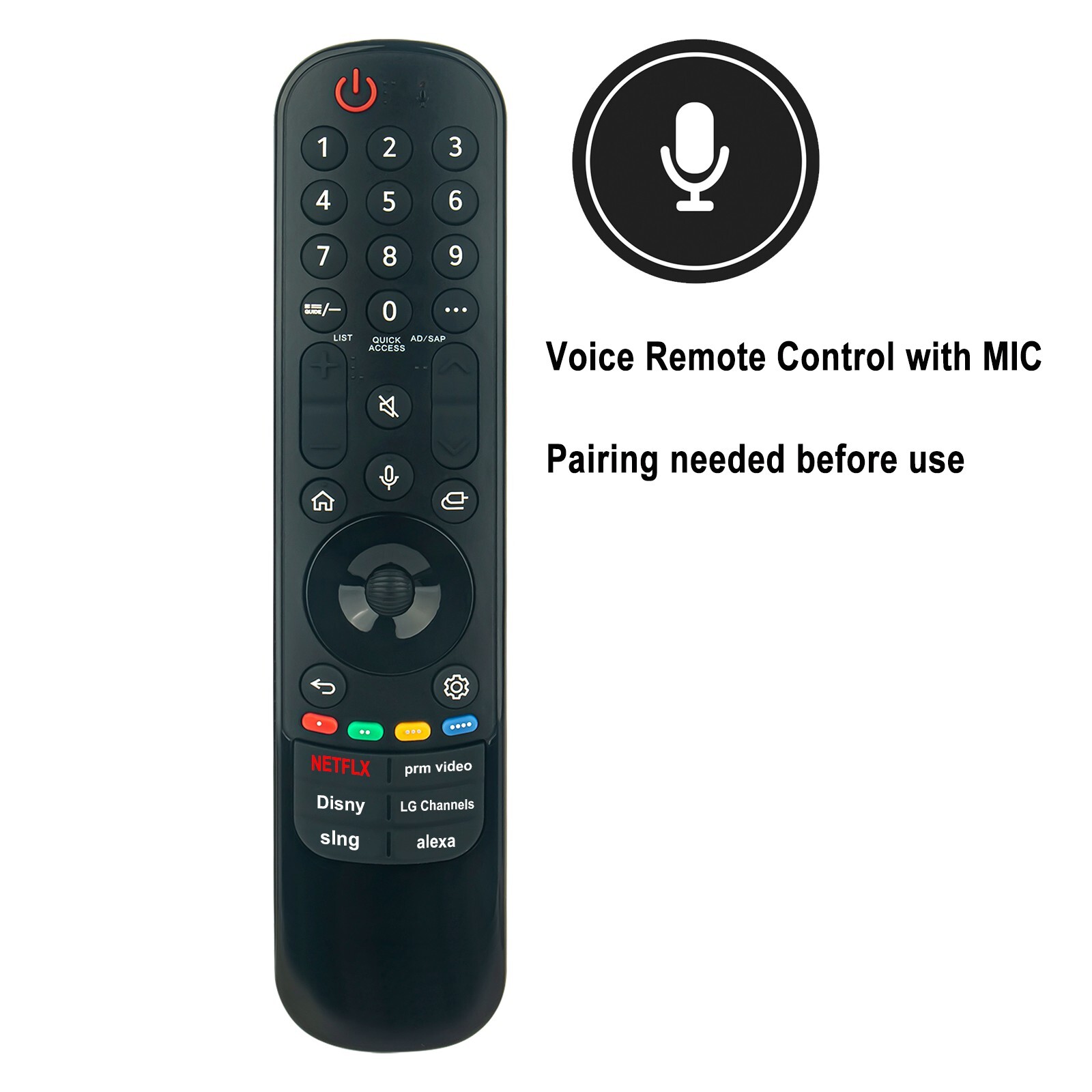 LG OLED TV Voice Remote Replacement MR23GA AKB76043102 for 65UR8000AUA OLED55A3AUA