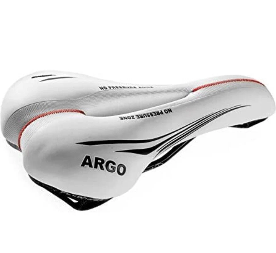 Sella Montegrappa ARGO Bici MTB - City Bike Corsa Anti Prostata BIANCO