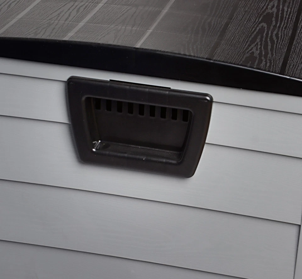 Outdoor Garden Storage Chest Cushion Box Waterproof 290L Waterproof Chest Shed - Image 4 of 4