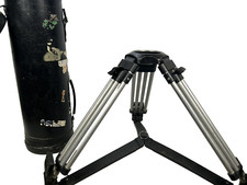 Sachtler short tripod legs 100mm with ground spreader and case