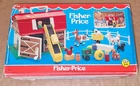 Vintage Fisher-Price Little People #910 Play Family Red Variant FARM BARN w/Box