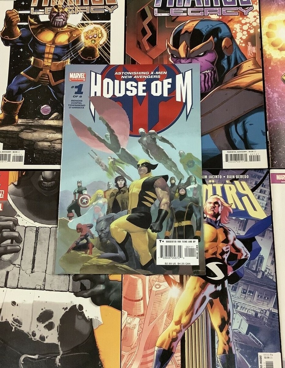 THANOS LEGACY INFINITY PUNISHER HOUSE M WOLVERINE MIXED MARVEL #1 COMIC  BOOK LOT