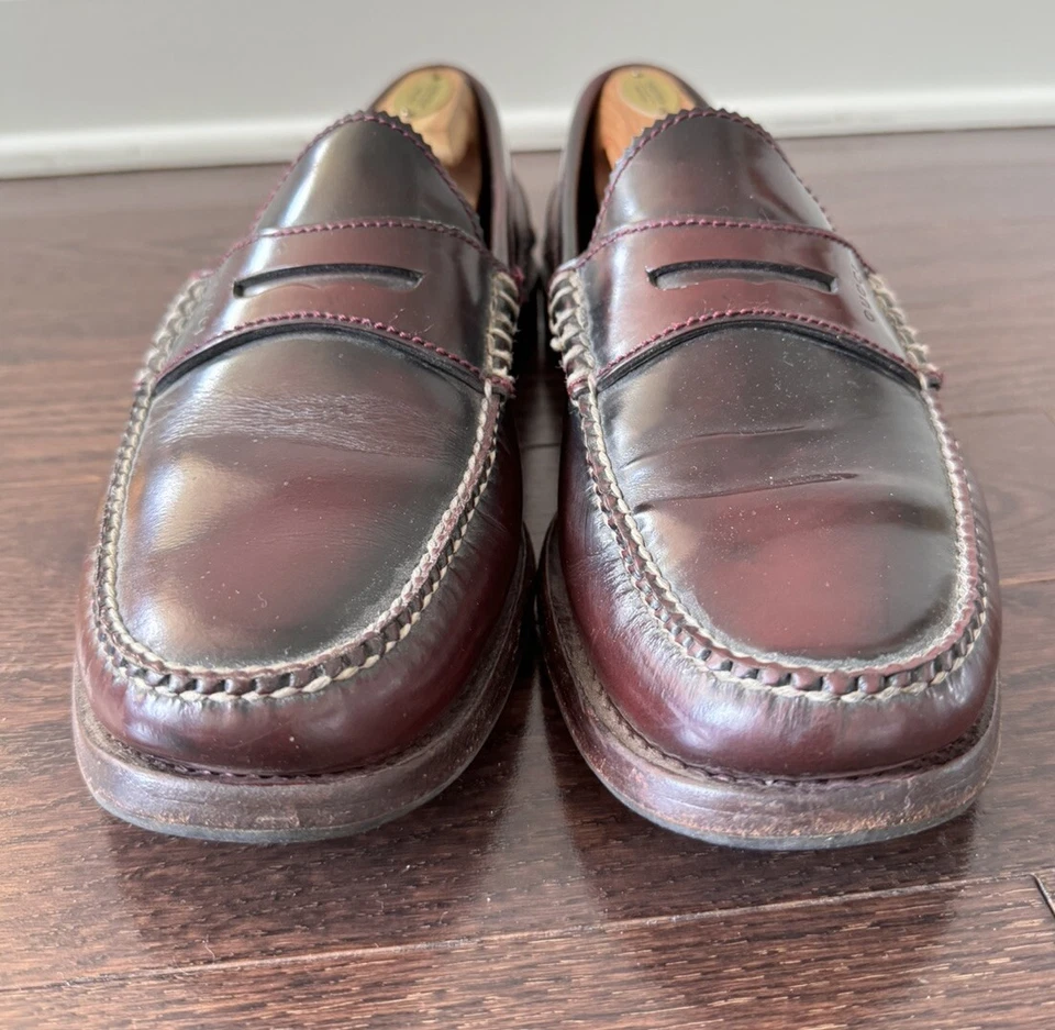 Полированные мокасины Gucci размер 9 сделано в Италии винтажные редкие ✨ - Изображение 2 из 4