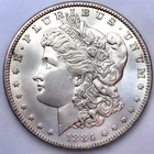 1884-P  AU MORGAN SILVER DOLLAR 90% SILVER $1 US COIN -BEAUTY! Clean! F70
