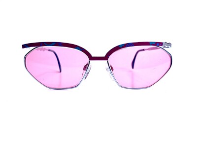 Silhouette Silver Magenta Retro Geometric Glasses Austria  display picture 2