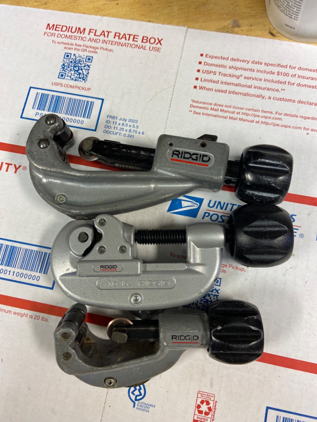 3 Ridgid Pipe Tubing Cutters 151 , 15 , 150 eBay