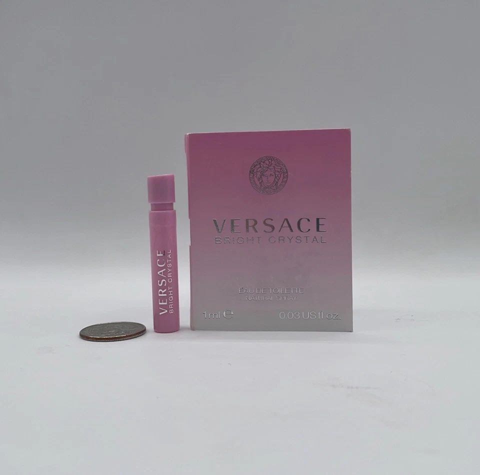 Muestras de perfume Versace de 5 piezas - Cristal brillante, absoluto, diamante amarillo, azul Dylan Foto 2 de 4
