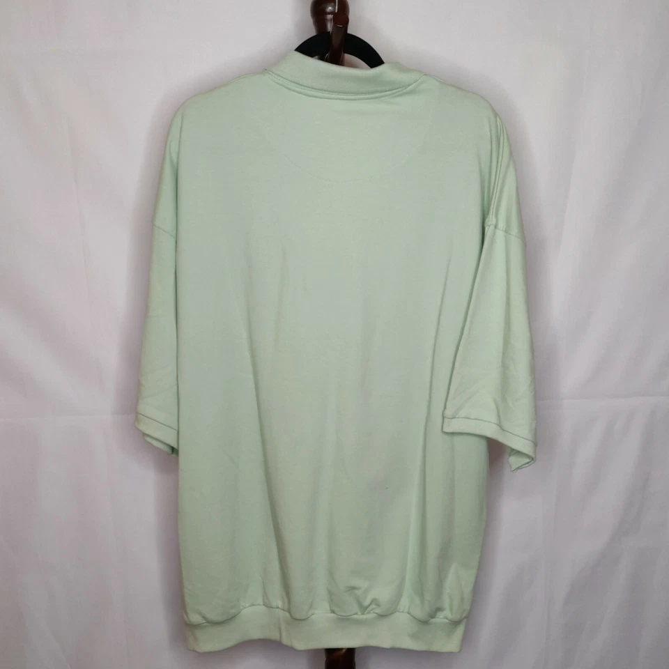 NWT Metro Pointe Sportswear men's 2XLT green polo shirt short sleeve pocket - Image 2 of 4