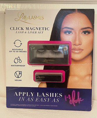 Lilly Lashes Click Magnetic Lash and Liner Set ''UR Faves'' New 100% Authentic