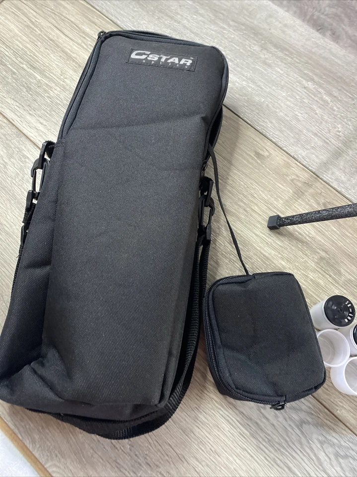 CSTAR OPTICS 70 POWER TELESCOPE MODEL TT-70CC FL:420MM w Bag & Extra Eyepieces - Image 4 of 4